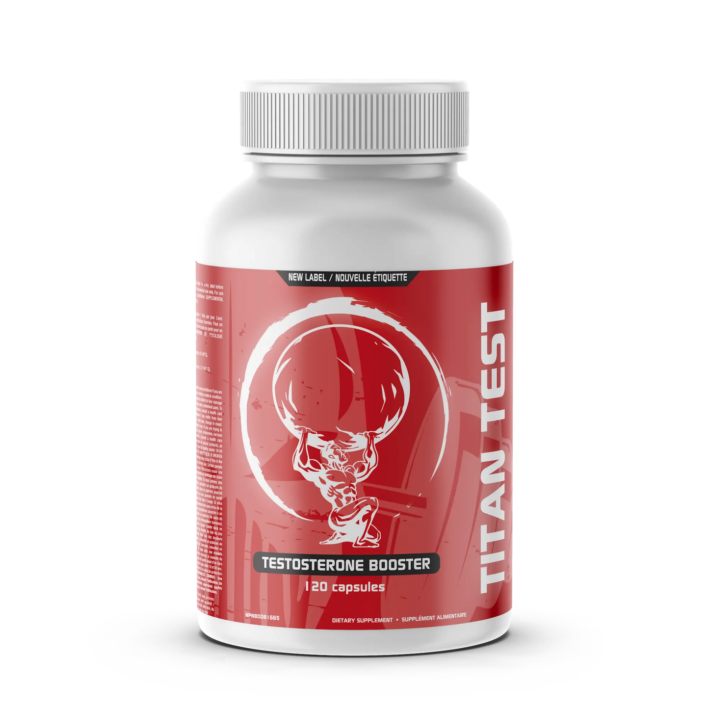 Titan Test 120 Capsules - Testosterone amplificator for Men