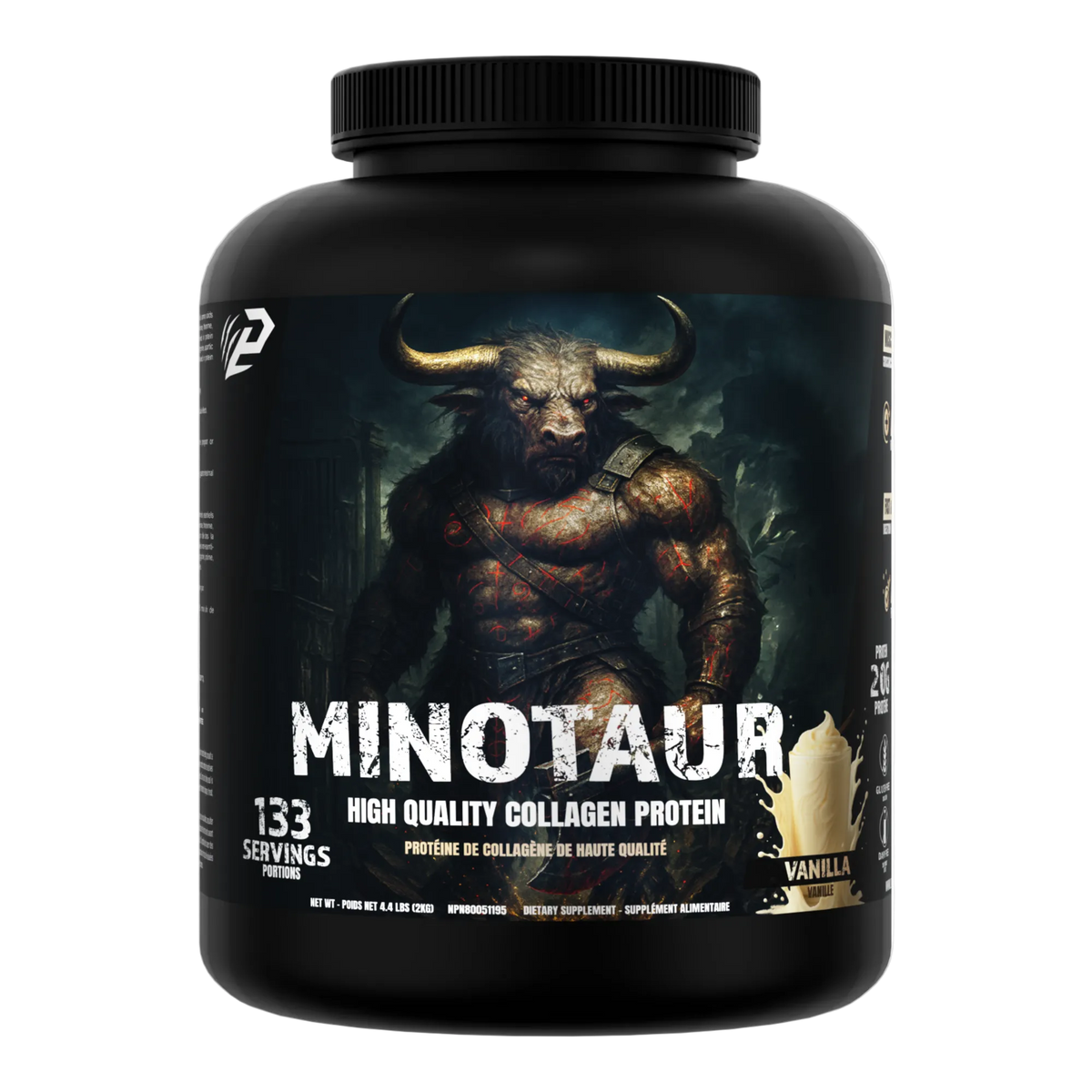 Minotaur Beef Protein 2kg - Collagen Beef Protein, 133 Servings