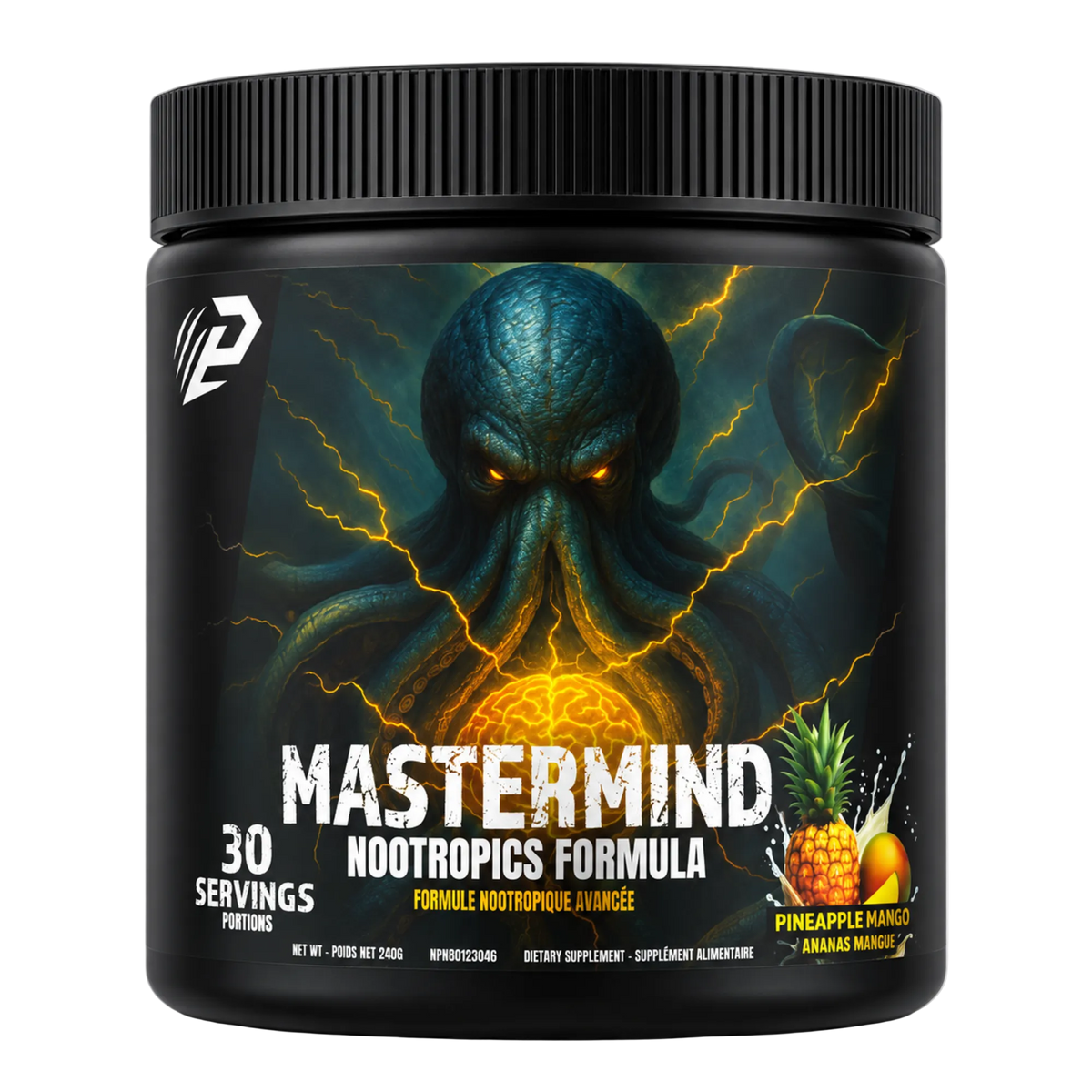 Mastermind 2.0 nootropics cocktail - Pineapple Mango 30 servings