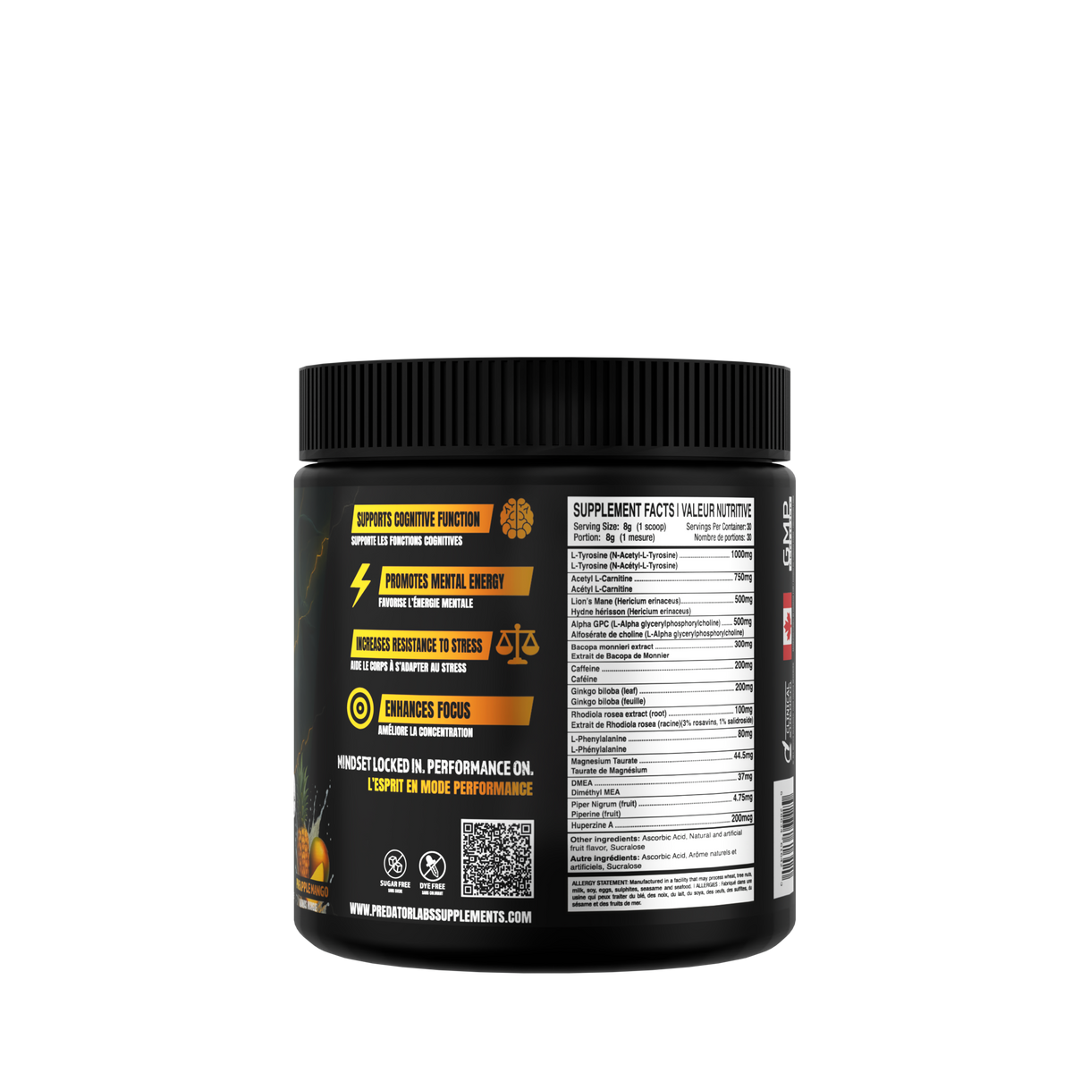Mastermind 2.0 nootropics cocktail - Pineapple Mango 30 servings