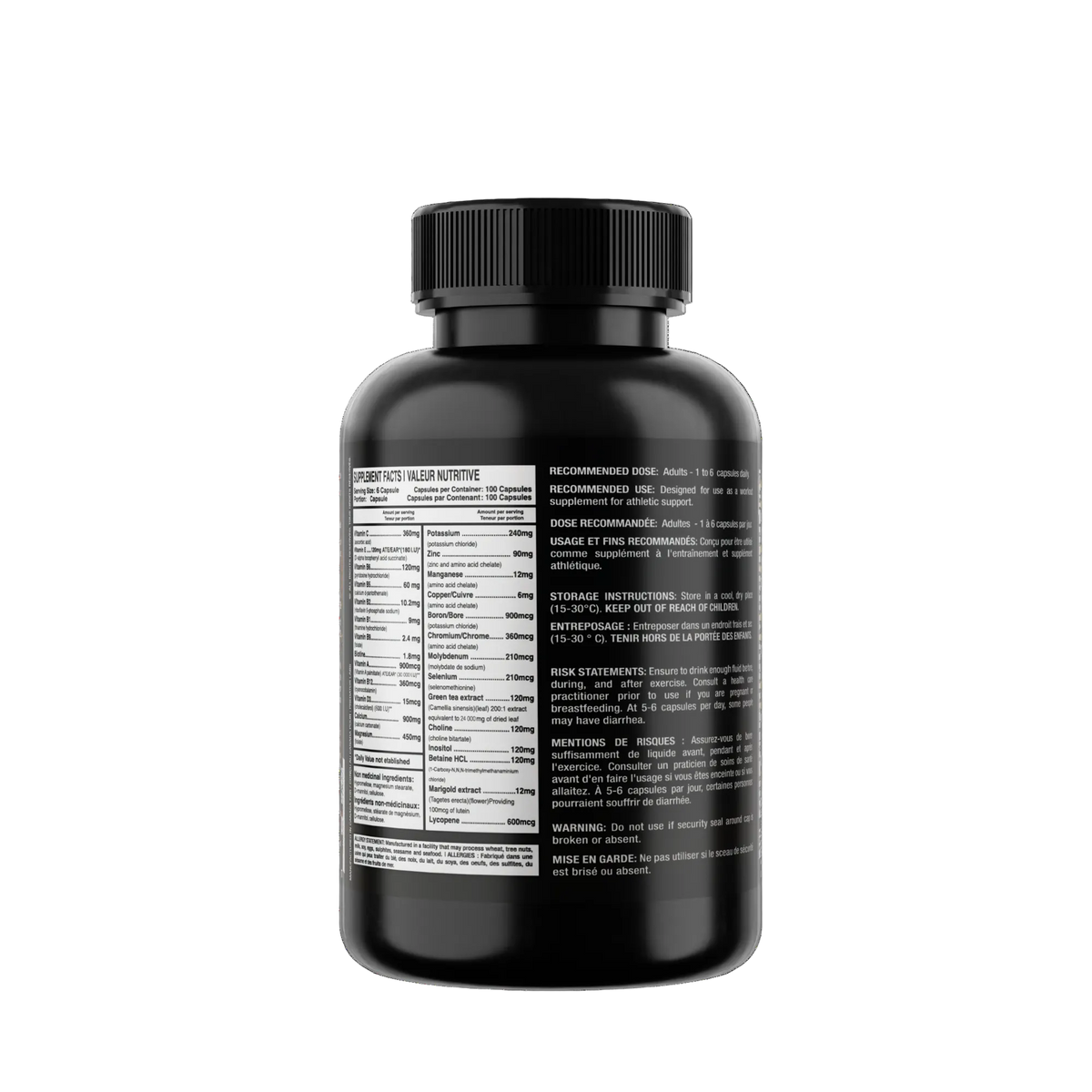 Multi + 100 capsules - Complete unisex formula, Multi+ is the ultimate vitamin complex