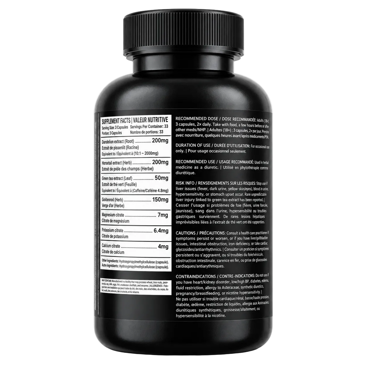 Hydratight Synergetic Diuretic 100 Capsules