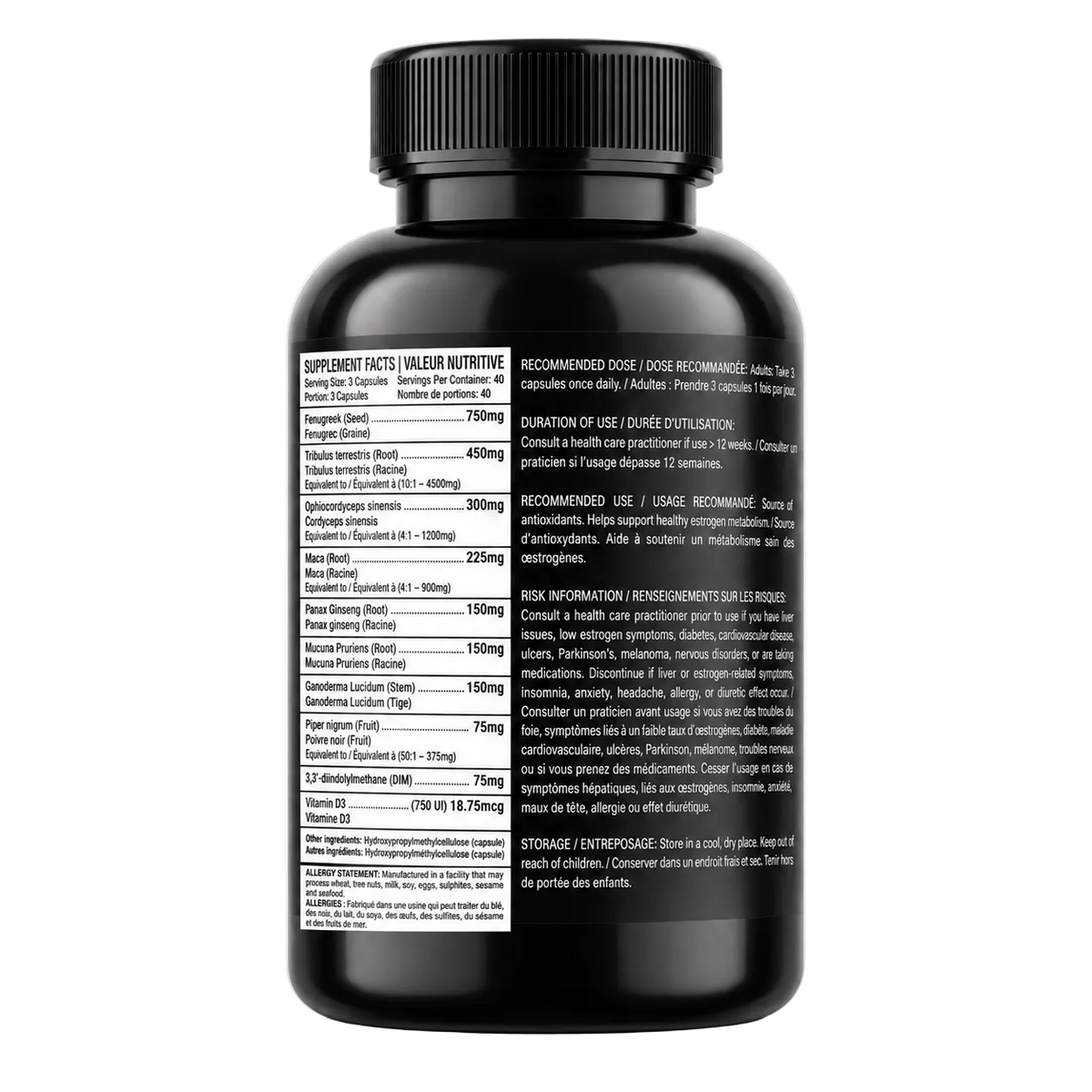 Titan Test 120 Capsules - Testosterone amplificator for Men