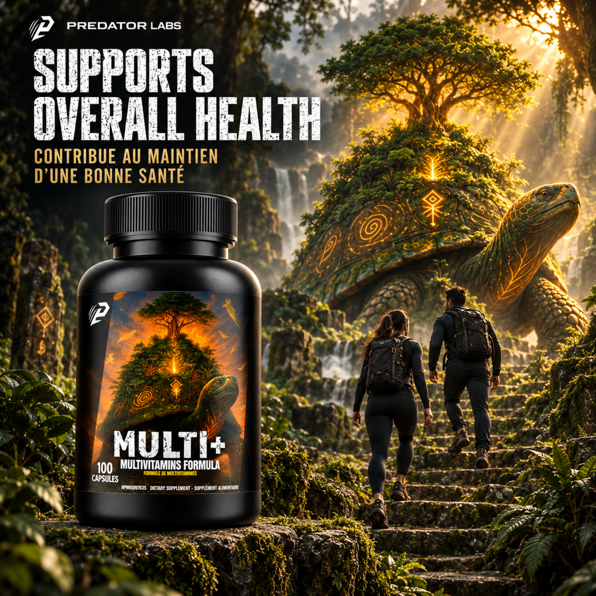 Multi + 100 capsules - Complete unisex formula, Multi+ is the ultimate vitamin complex