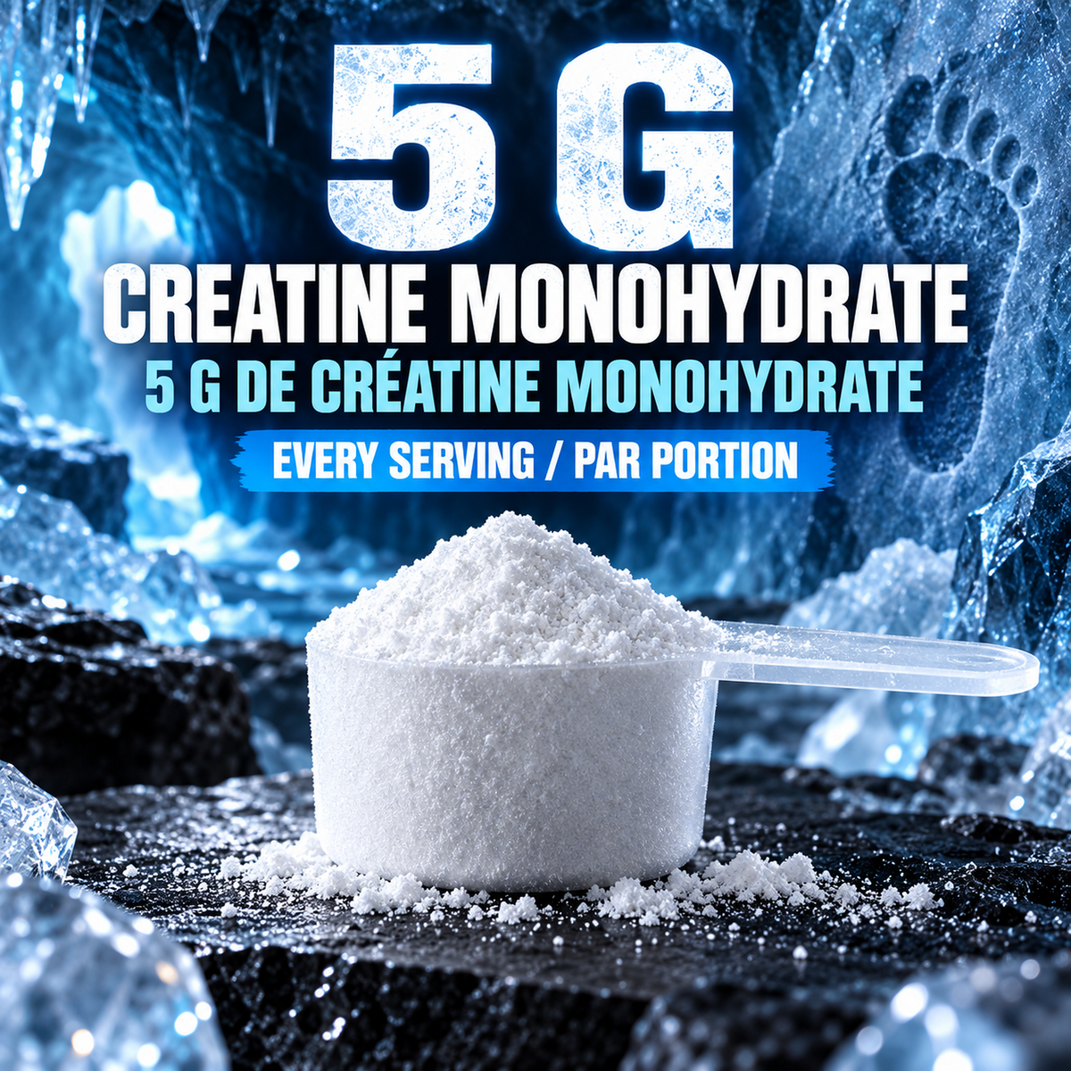 Big Foot Creatine 500g, 100 servings