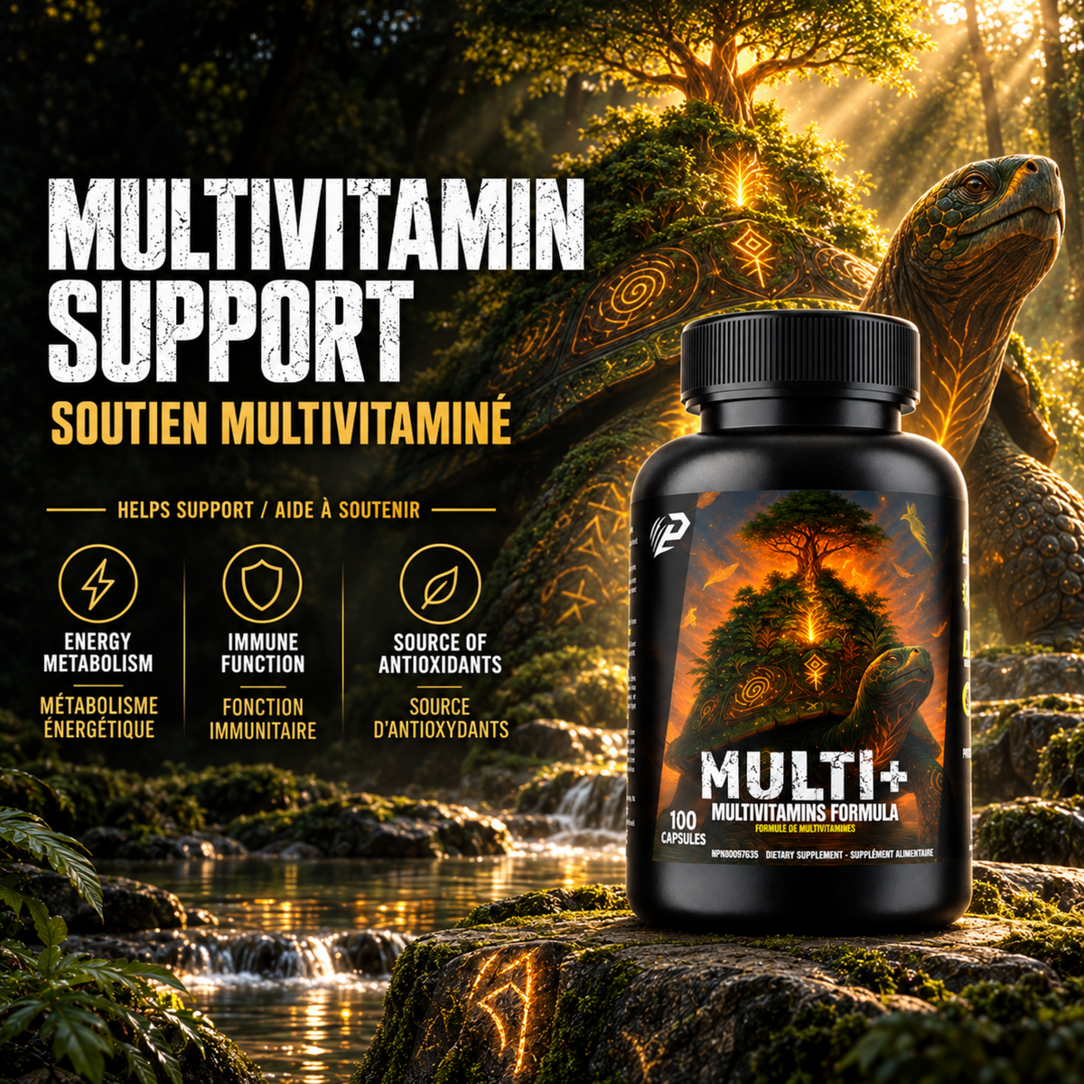 Multi + 100 capsules - Complete unisex formula, Multi+ is the ultimate vitamin complex