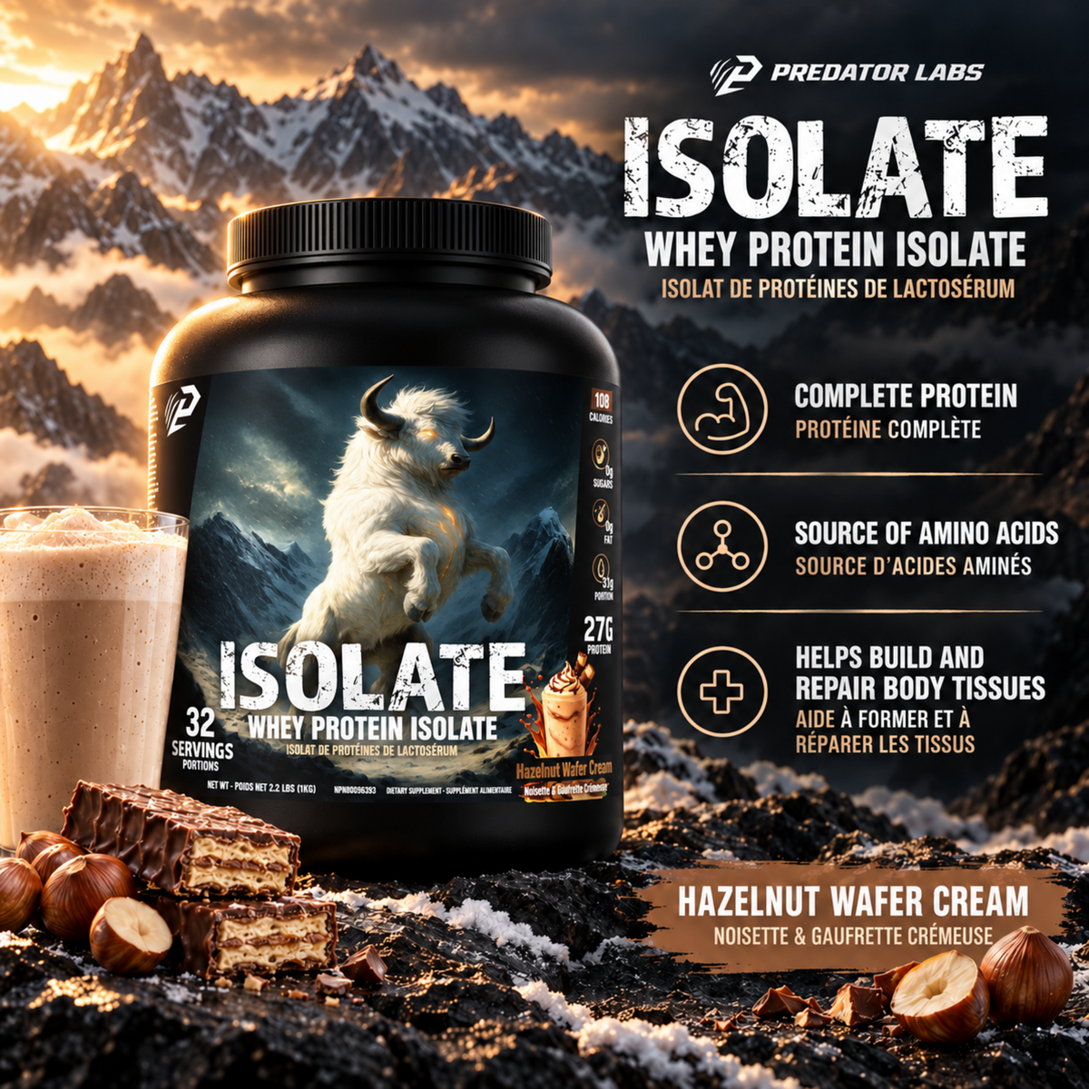 Pred Iso  Lactoserum isolate protein
