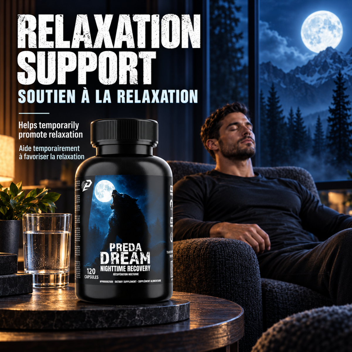 Preda Dream 120 capsules - Night Time Recovery Formula