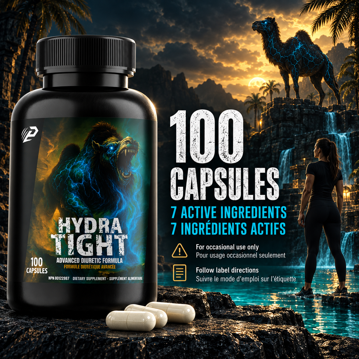 Hydratight Synergetic Diuretic 100 Capsules