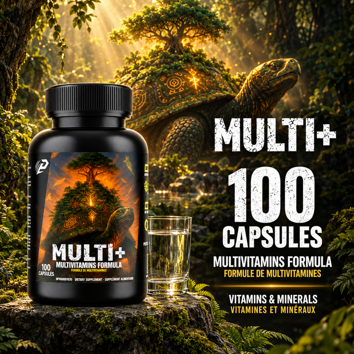 Multi + 100 capsules - Complete unisex formula, Multi+ is the ultimate vitamin complex