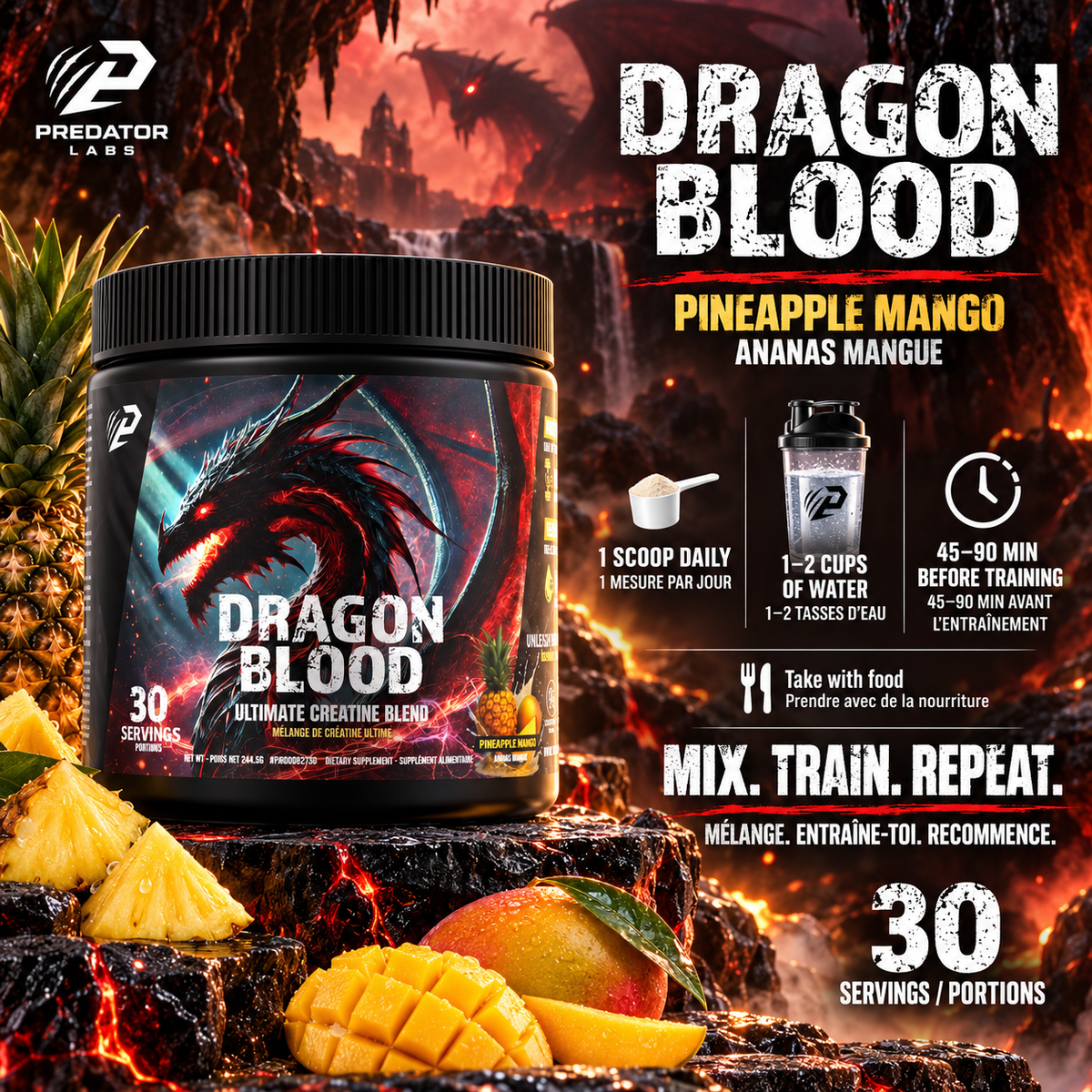 Dragons Blood -Ultimate Creatine Blend 245g, 30 servings