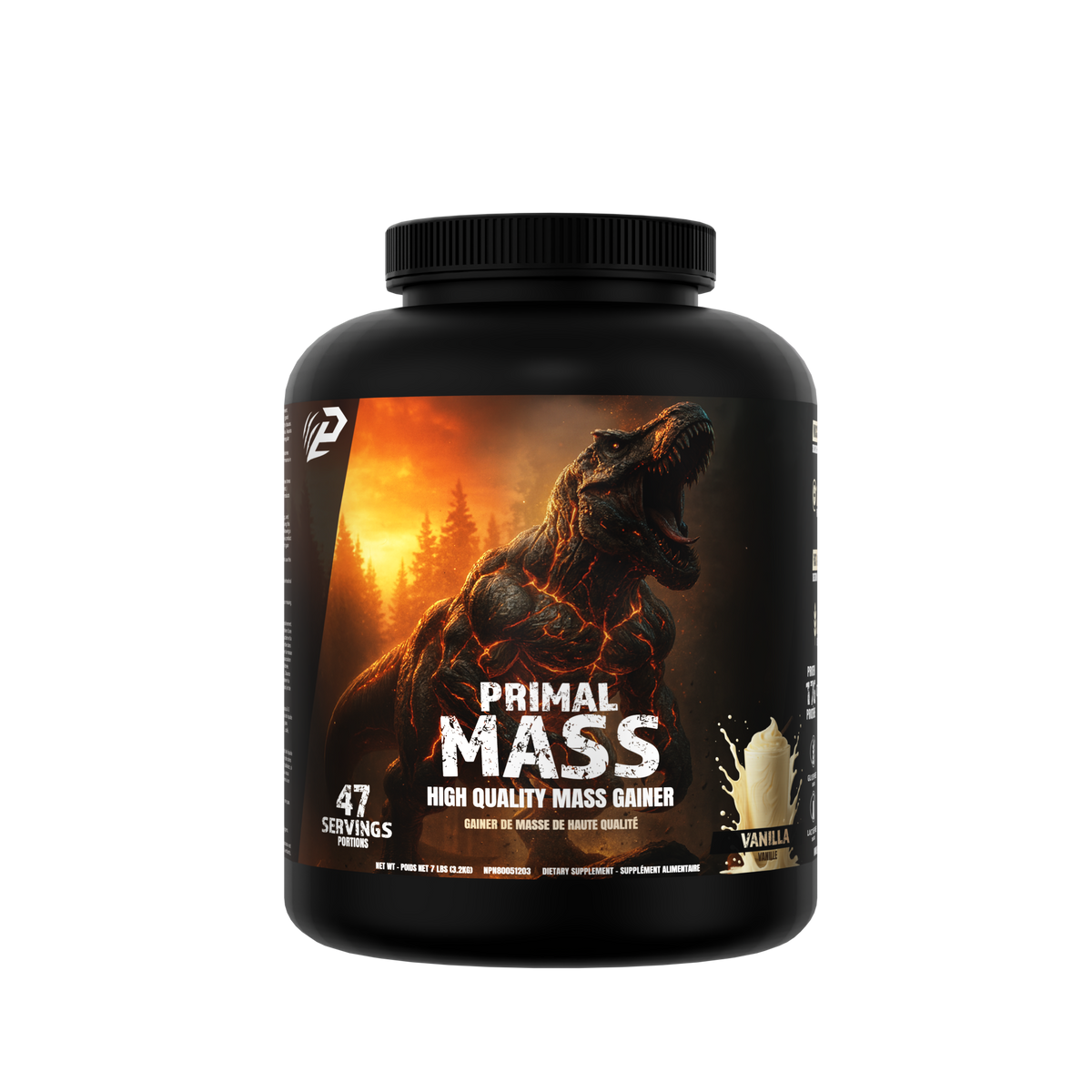 Primal Mass 7lbs - Mass gainer, Lactoserum protein 47 servings …