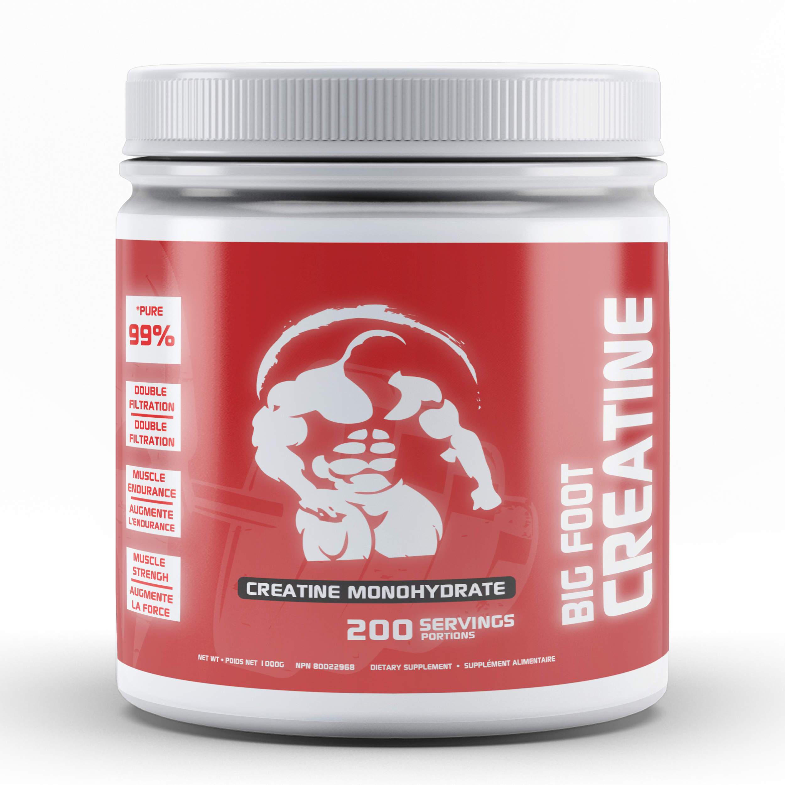 Big Foot Creatine 1000g, 200 servings