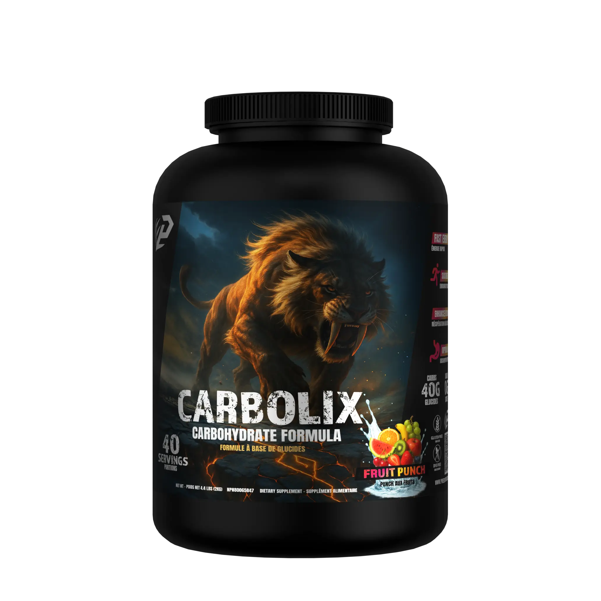 Carbolix 2kg - Carbohydrate Endurance formula - 40 servings