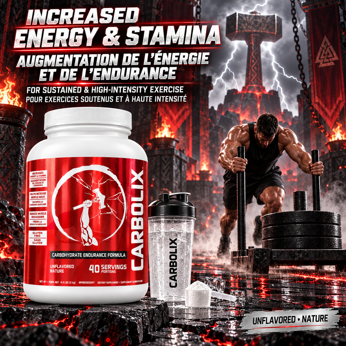 Carbolix 2kg - Carbohydrate Endurance formula - 40 servings
