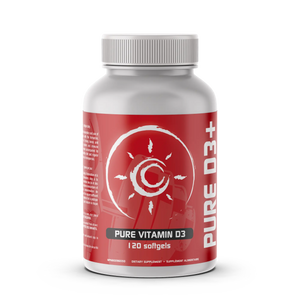 D3+ Pure Vitamin D3 Supplement 1,000 IU 120 Softgels