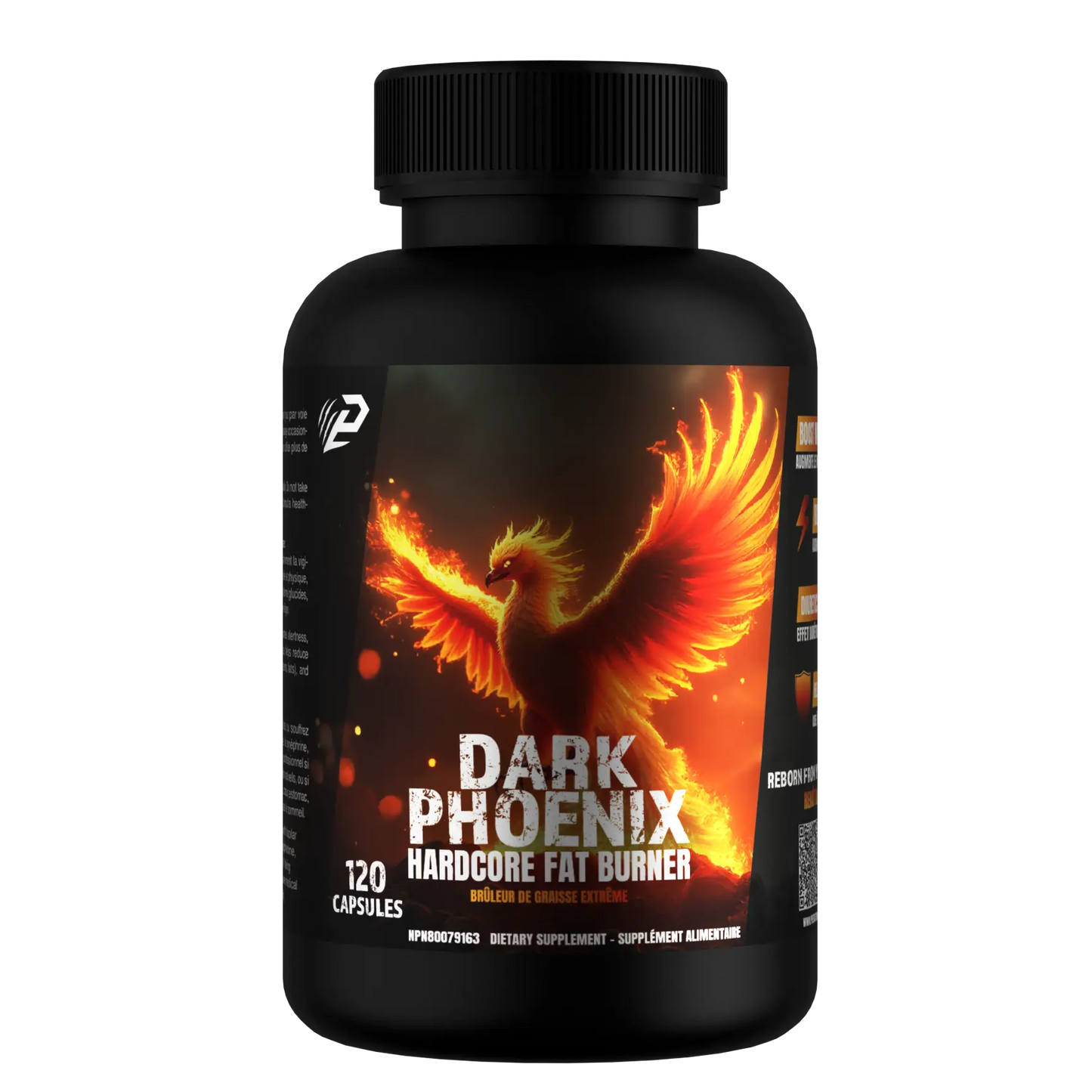 Dark Phoenix Hardcore Fat Burner 120 Capsules