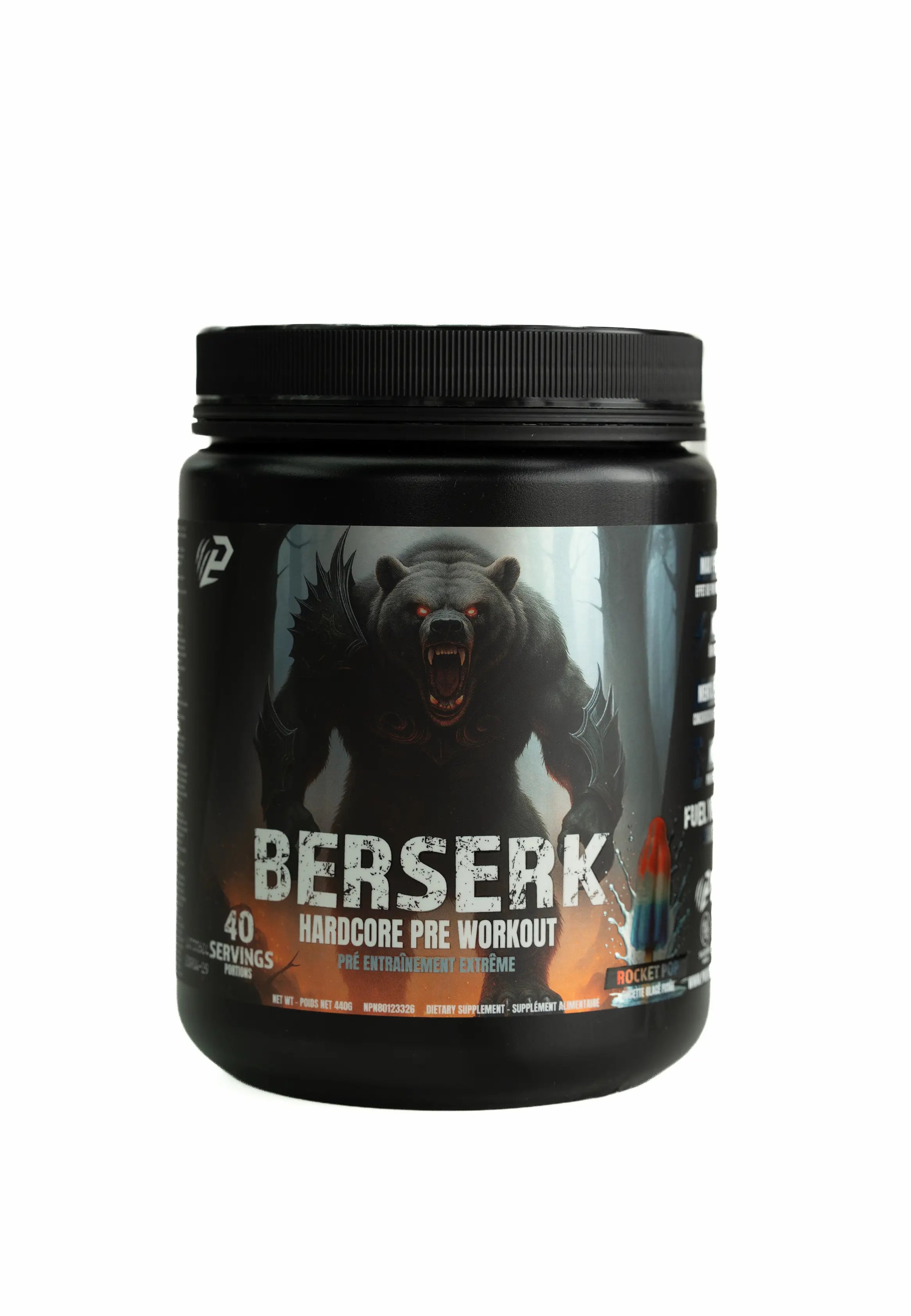 Berserk 3.0  Hardcore Pre-Workout, Energy and Pump Formula 40 Servings