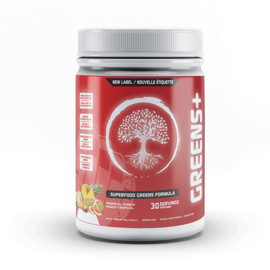Predator Labs - Greens+ - All in one green and fruit superfood formula, 30 servings, Tropical Punch Flavor …
