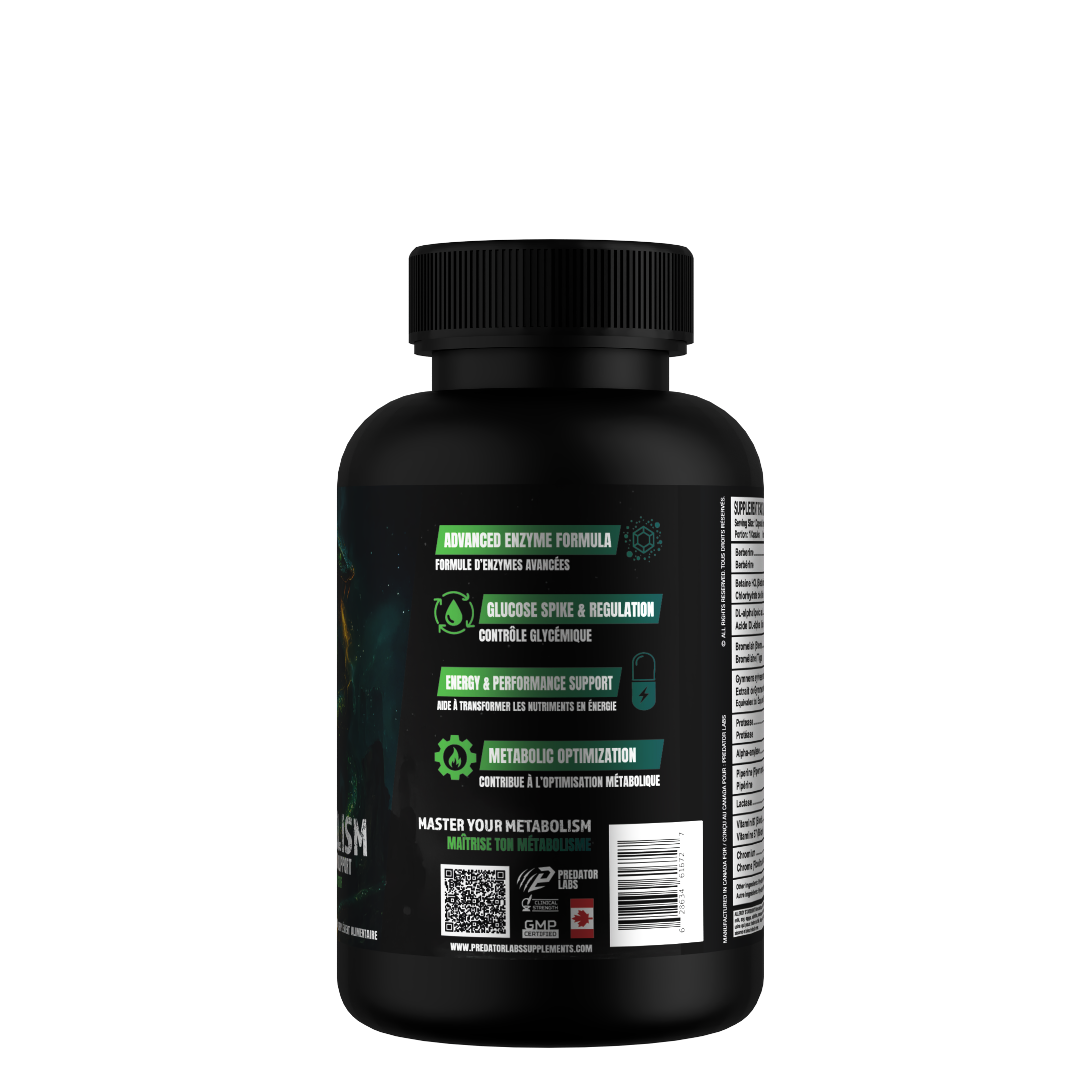 Glucobolism 90 capsules  Metabolisation and absorption Formula - Promotes glucose metabolism