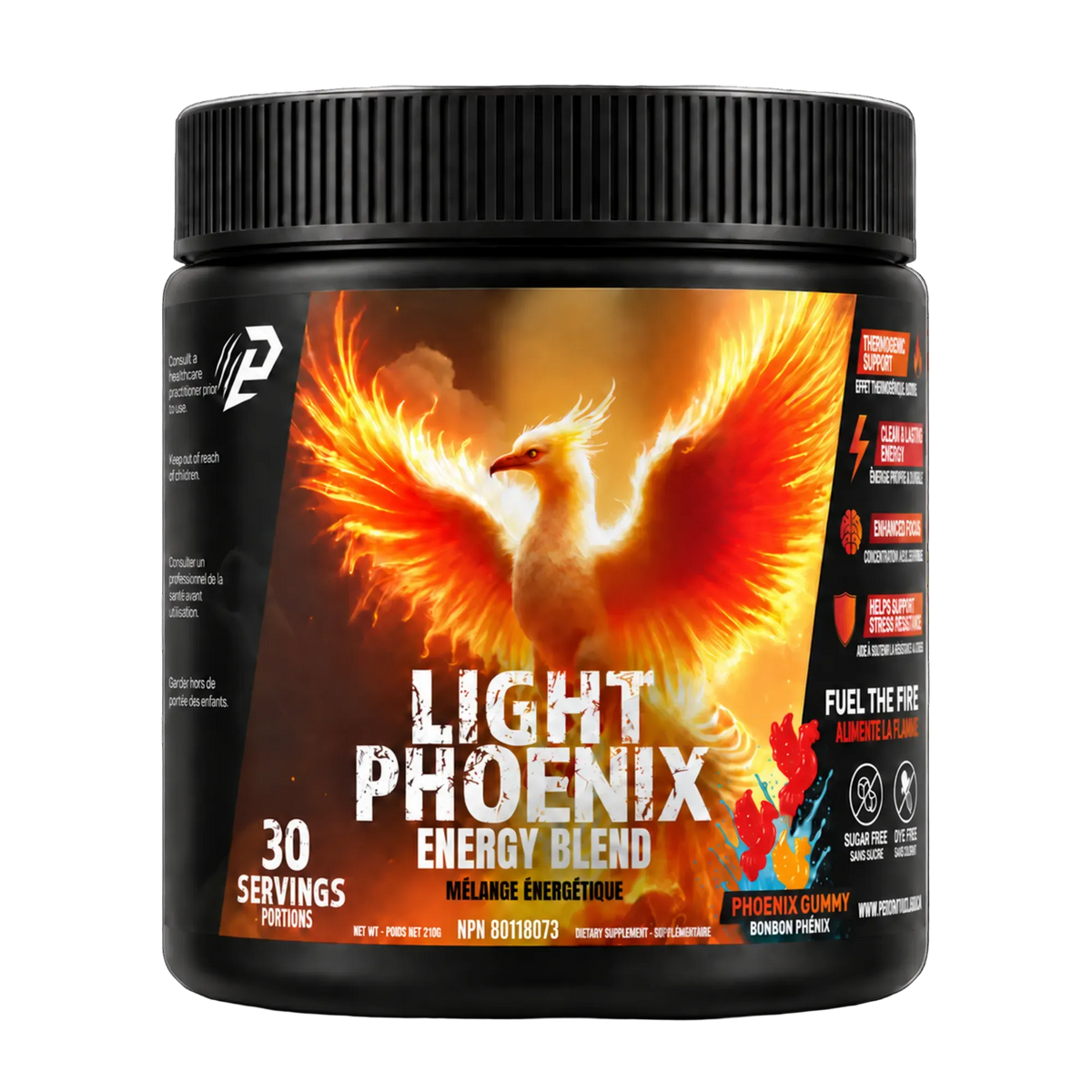 Light Phoenix  Low stim energy fat burner 30 Servings