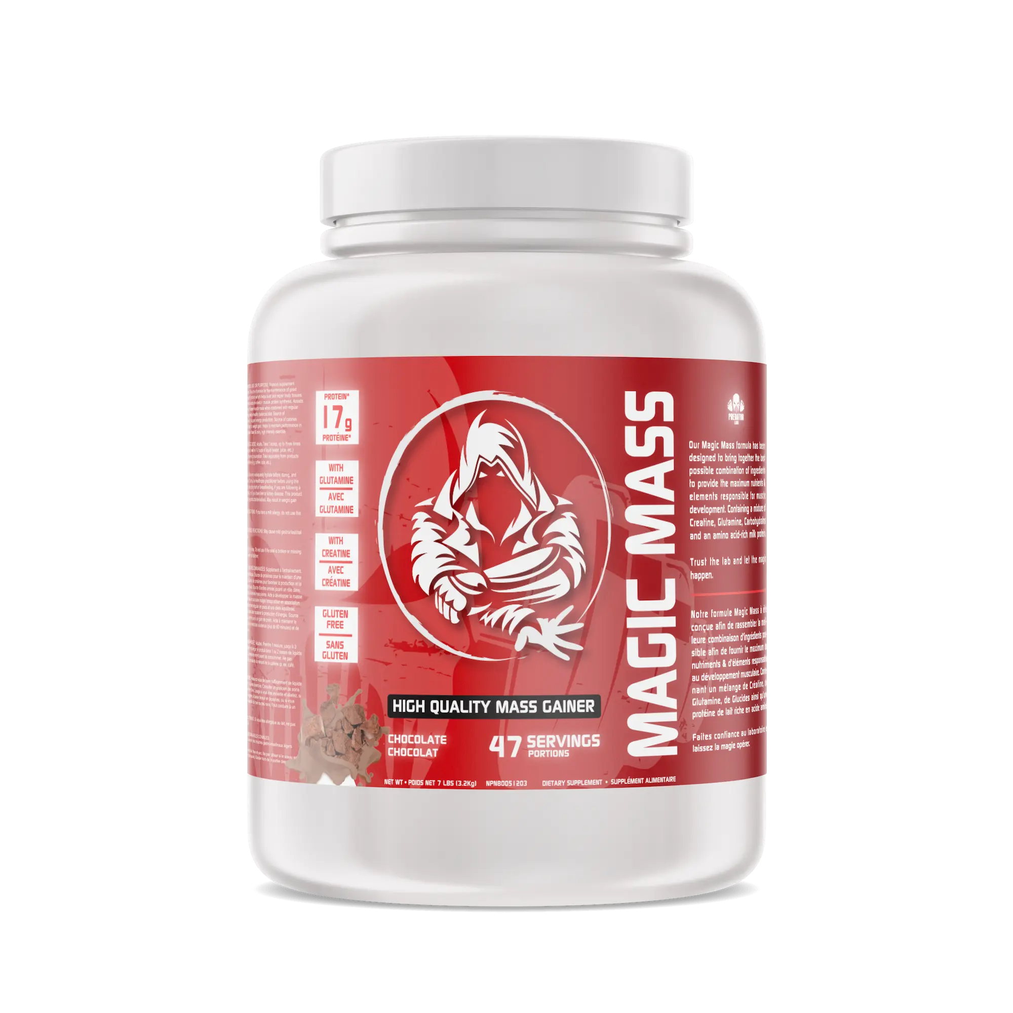 Magic Mass 7lbs - Mass gainer, Lactoserum protein 47 servings …
