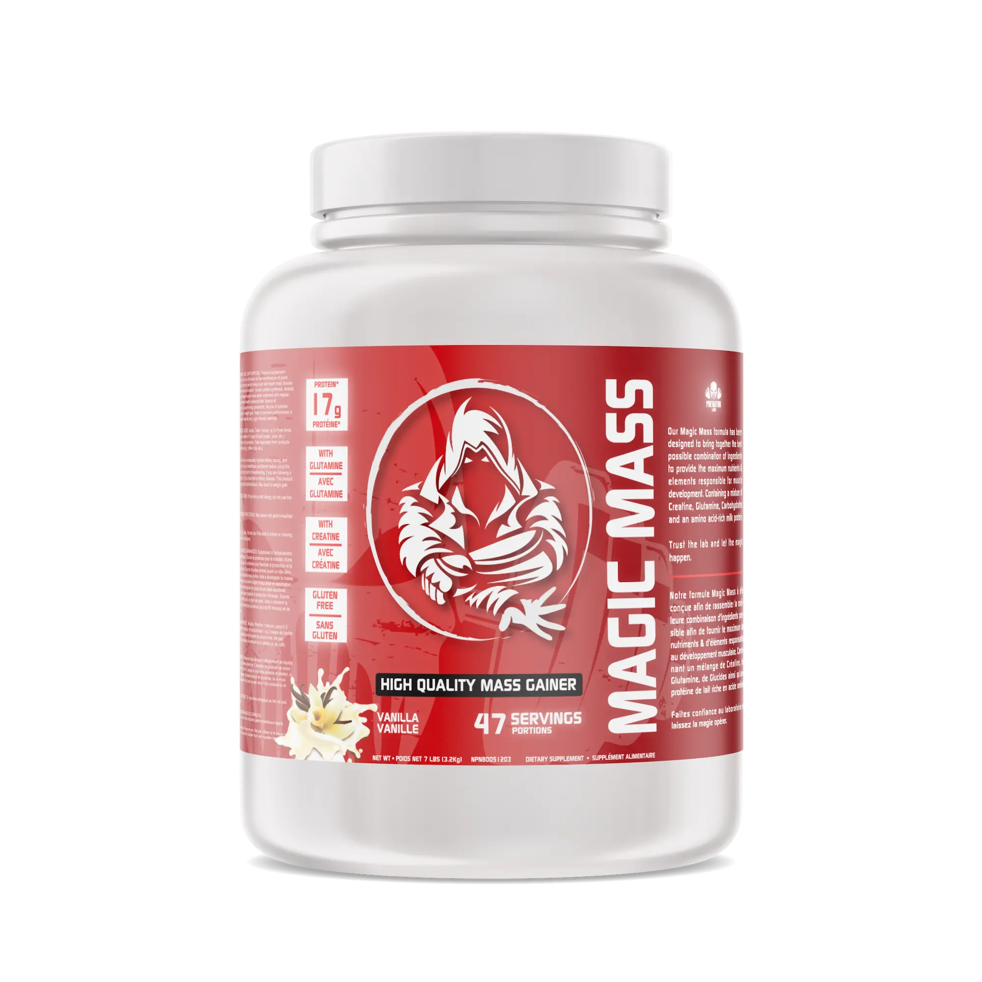 Magic Mass 7lbs - Mass gainer, Lactoserum protein 47 servings …