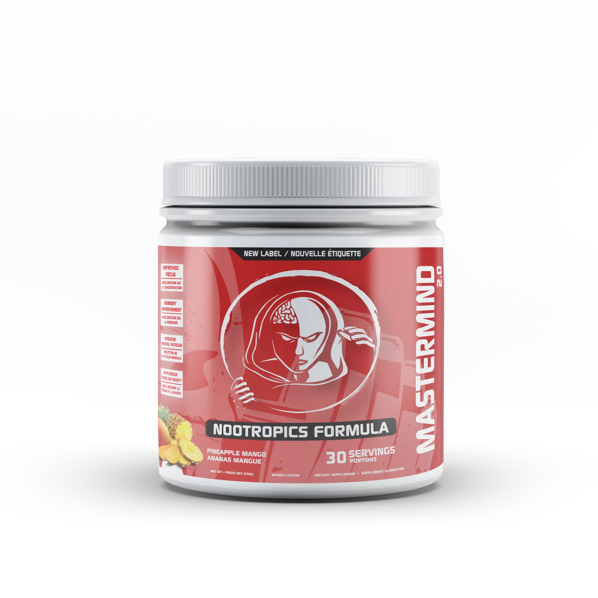 Mastermind 2.0 nootropics cocktail - Pineapple Mango 30 servings