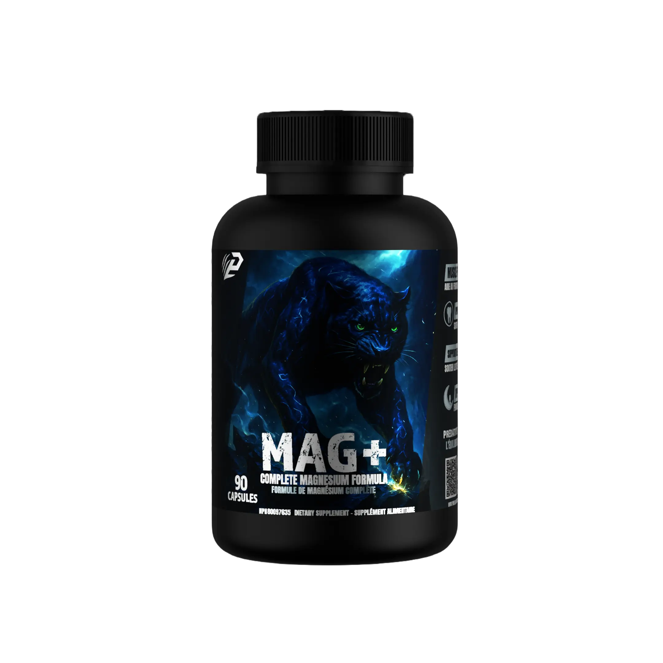 Mag+, superior magnesium formula 90 capsules,