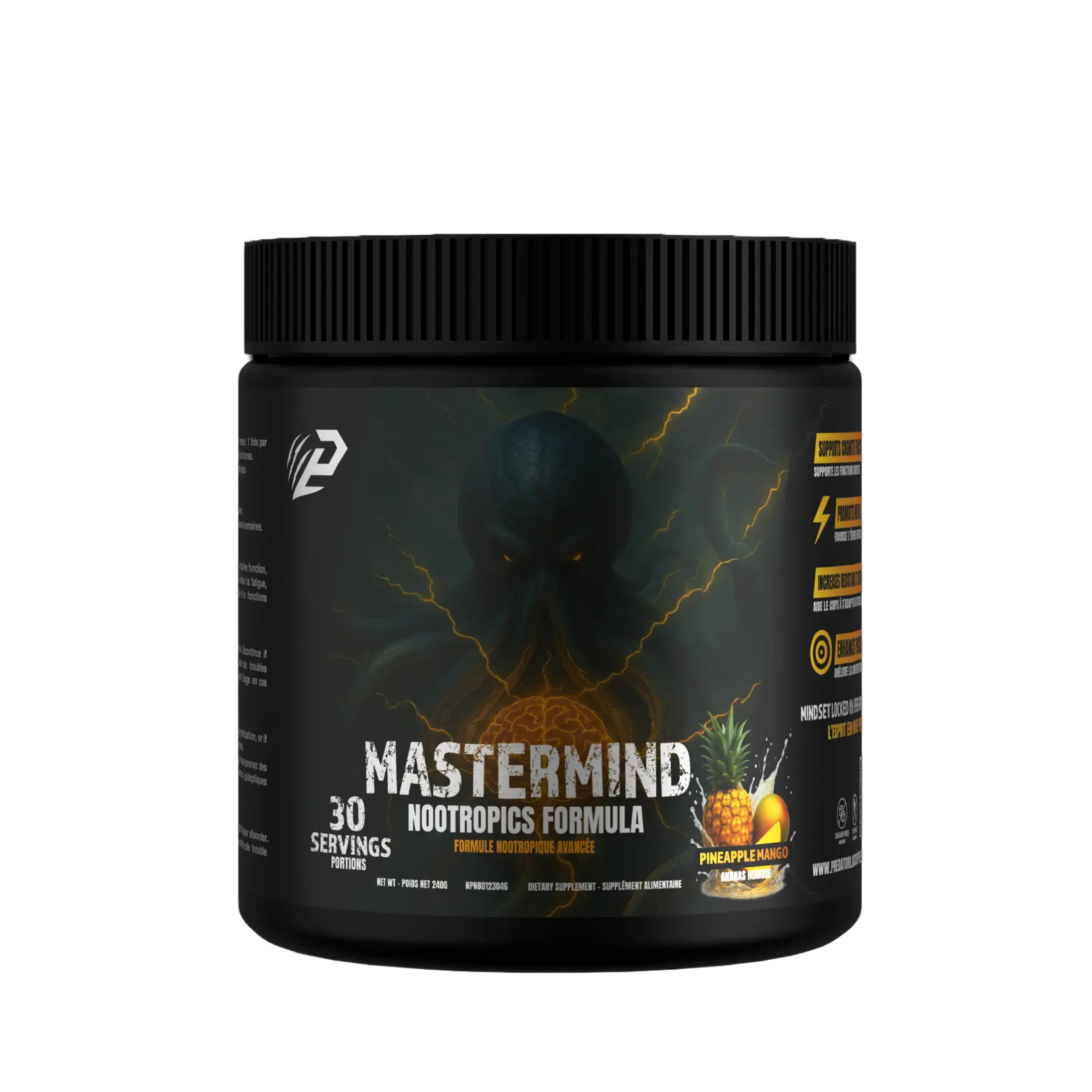 Mastermind 2.0 nootropics cocktail - Pineapple Mango 30 servings
