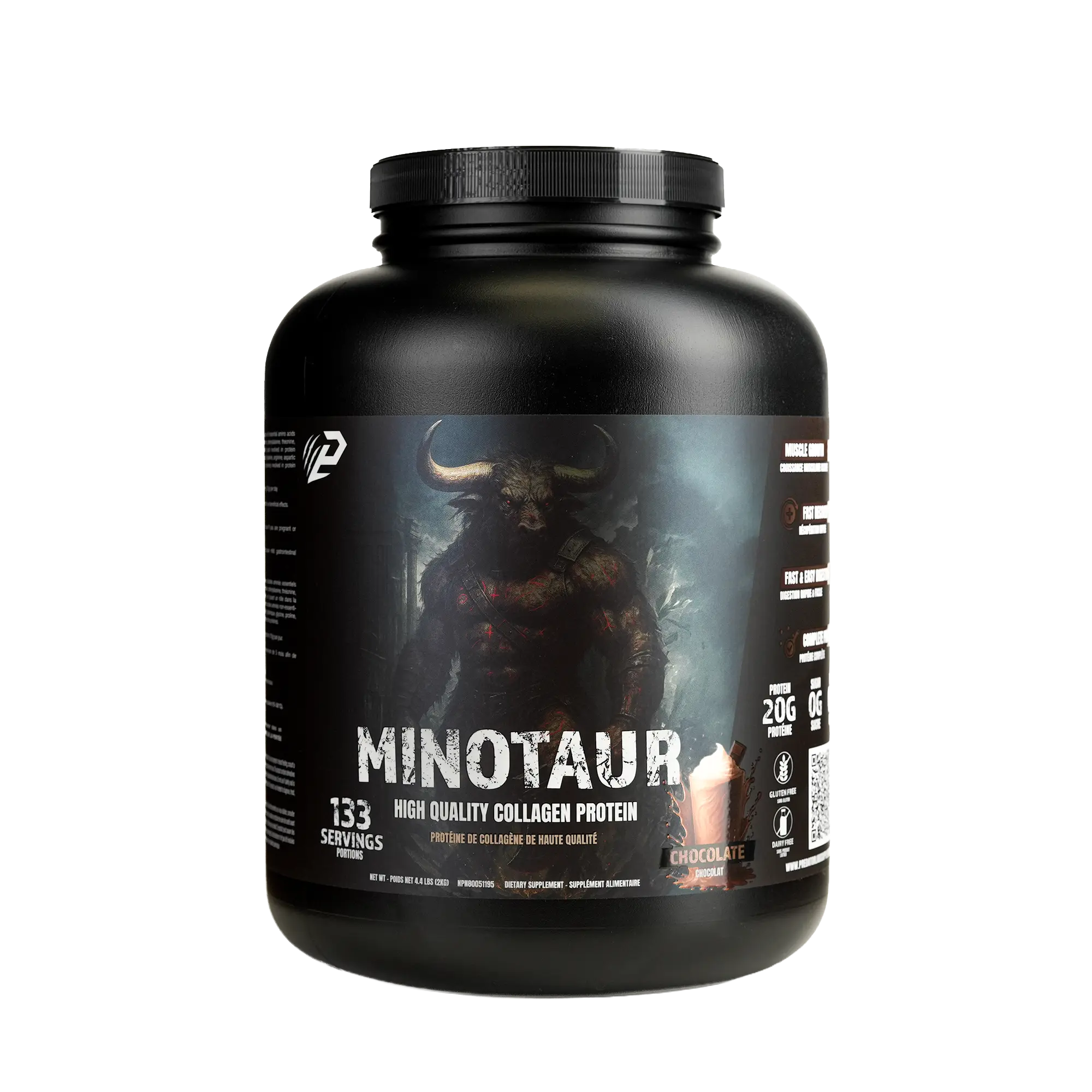 Minotaur Beef Protein 2kg - Collagen Beef Protein, 133 Servings