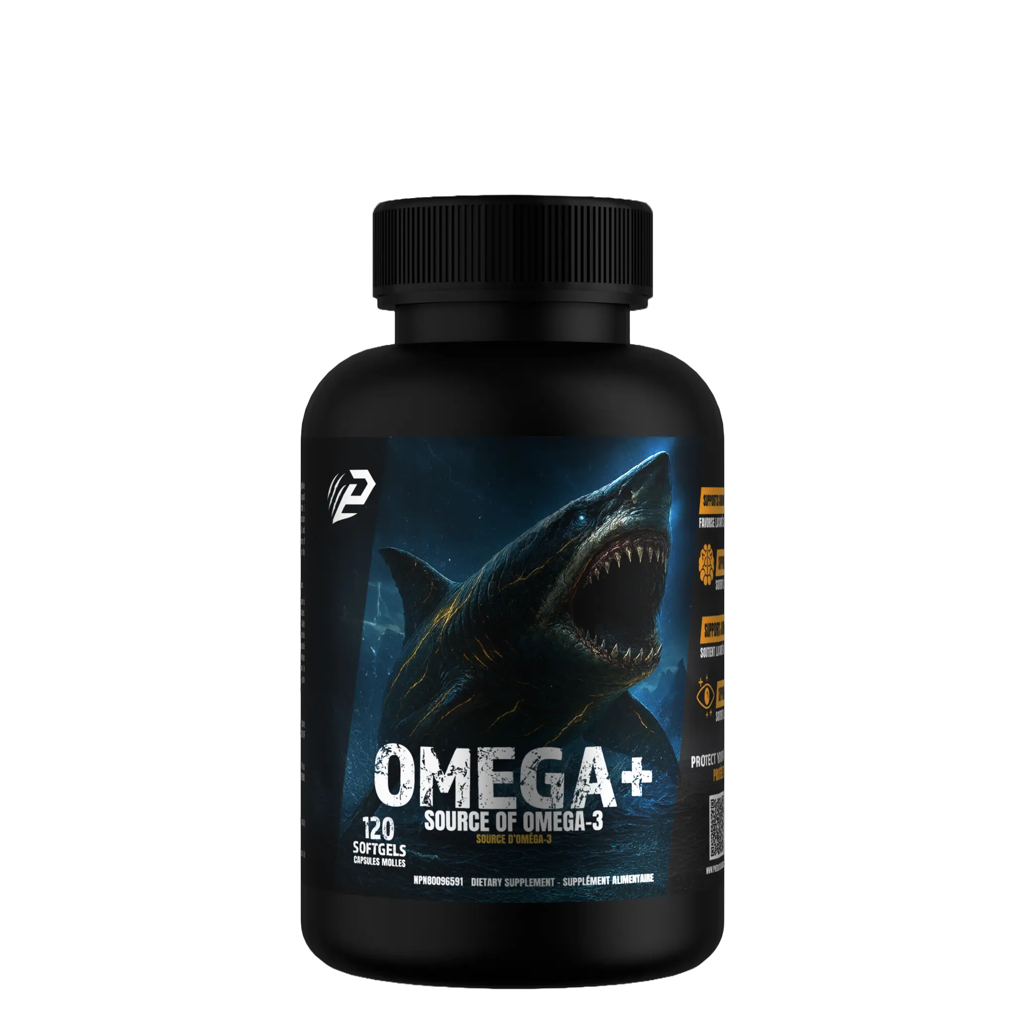Omega 3+ 120 gels, 1000mg  Enhance cognitive health, Enhance mood balance