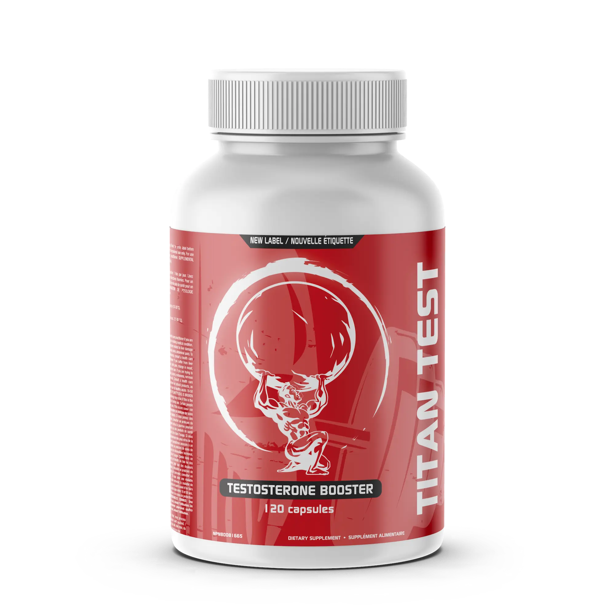 Titan Test 120 Capsules - Testosterone amplificator for Men